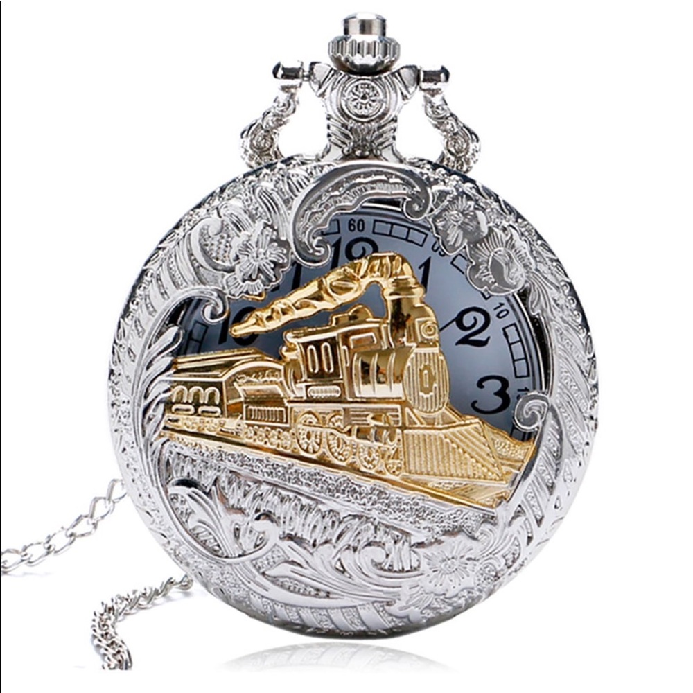 Train Quartz Pocket Watch ❗️❗️❗️